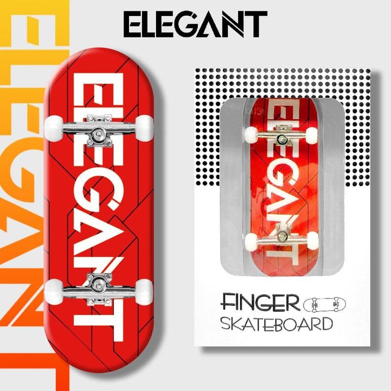 34mm Pro Fingerboard Complete — 5-Ply Maple, Deep Concave — Fingerboard Lab