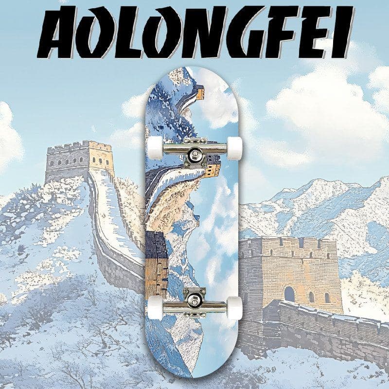 Aolongfei Fingerboard Complete — Bearing Wheels, Double Kick — Fingerboard Lab