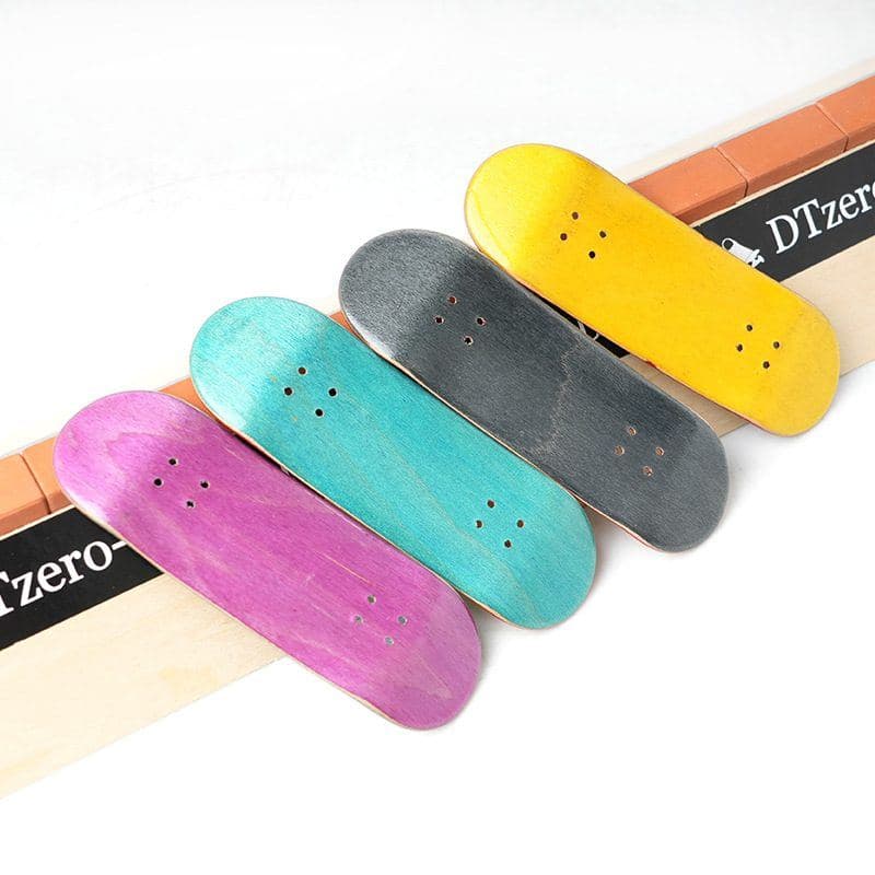 32mm Triple-Dyed Maple Fingerboard Deck — Dual Face — Pack of 2 — Fingerboard Lab