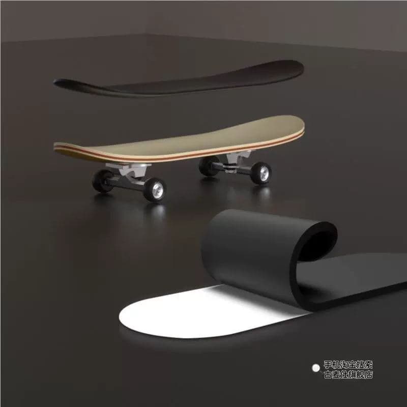 5-Ply Maple Fingerboard Complete with Bearing Wheels — Fingerboard Lab