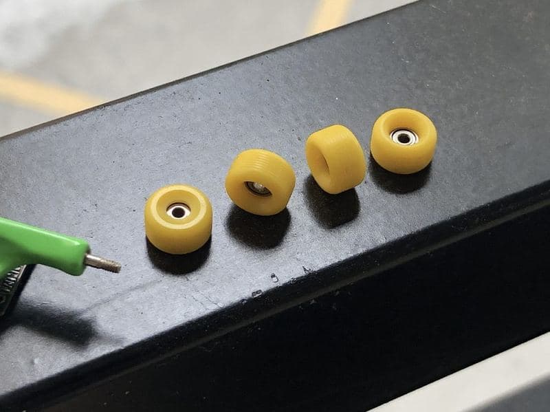 DSG 8mm POM Fingerboard Wheels — High-Speed White — Fingerboard Lab