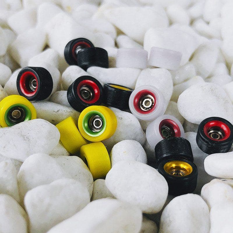 BM Fingerboard Wheels — NSK Bearings, Dual-Colour Metal Lock — Fingerboard Lab