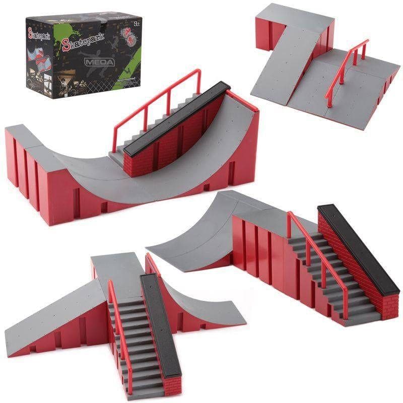 Alloy Fingerboard Park Set — 4-in-1 Terrain Combo — Fingerboard Lab