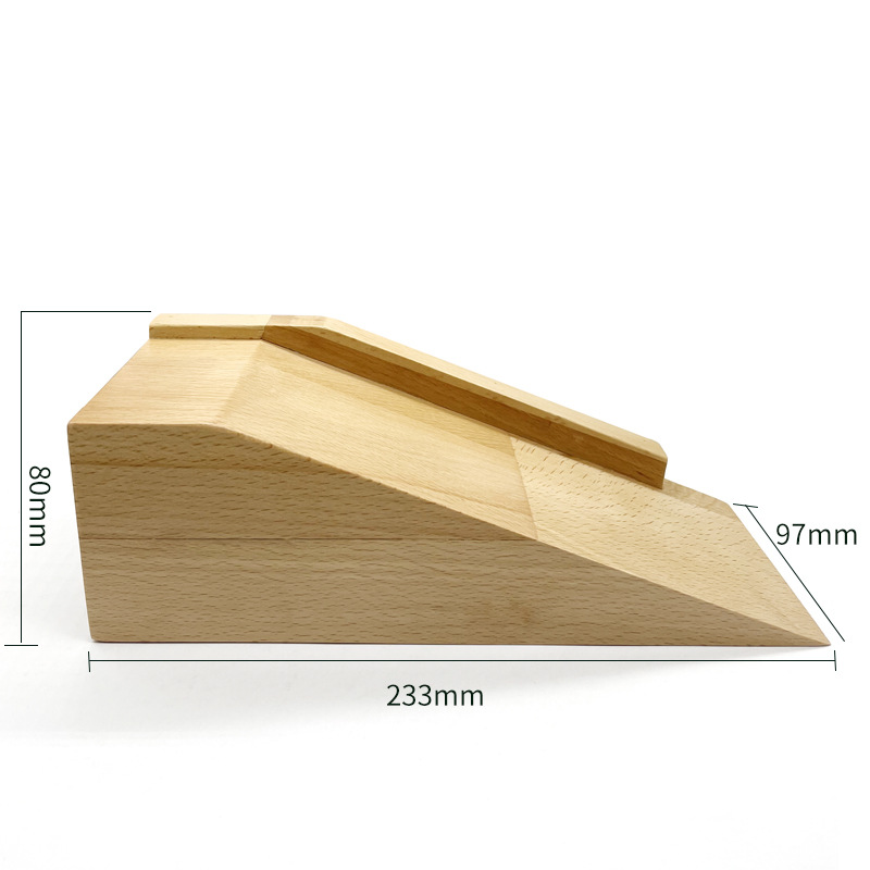 Type F — wooden fingerboard ramp obstacle