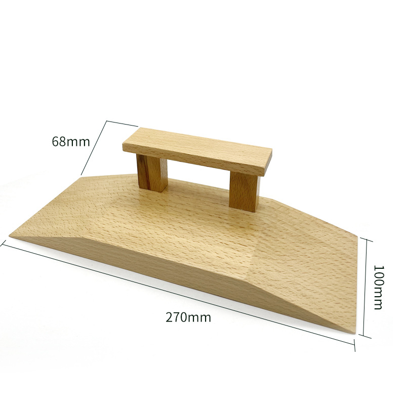 Type D — wooden fingerboard ramp obstacle