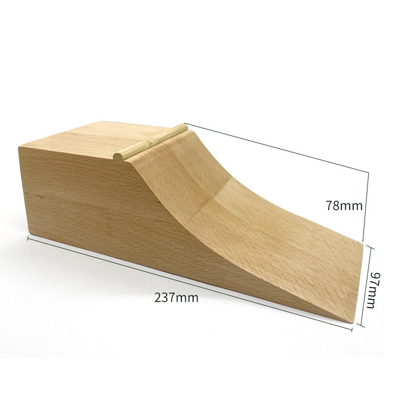 Type A — wooden fingerboard ramp obstacle