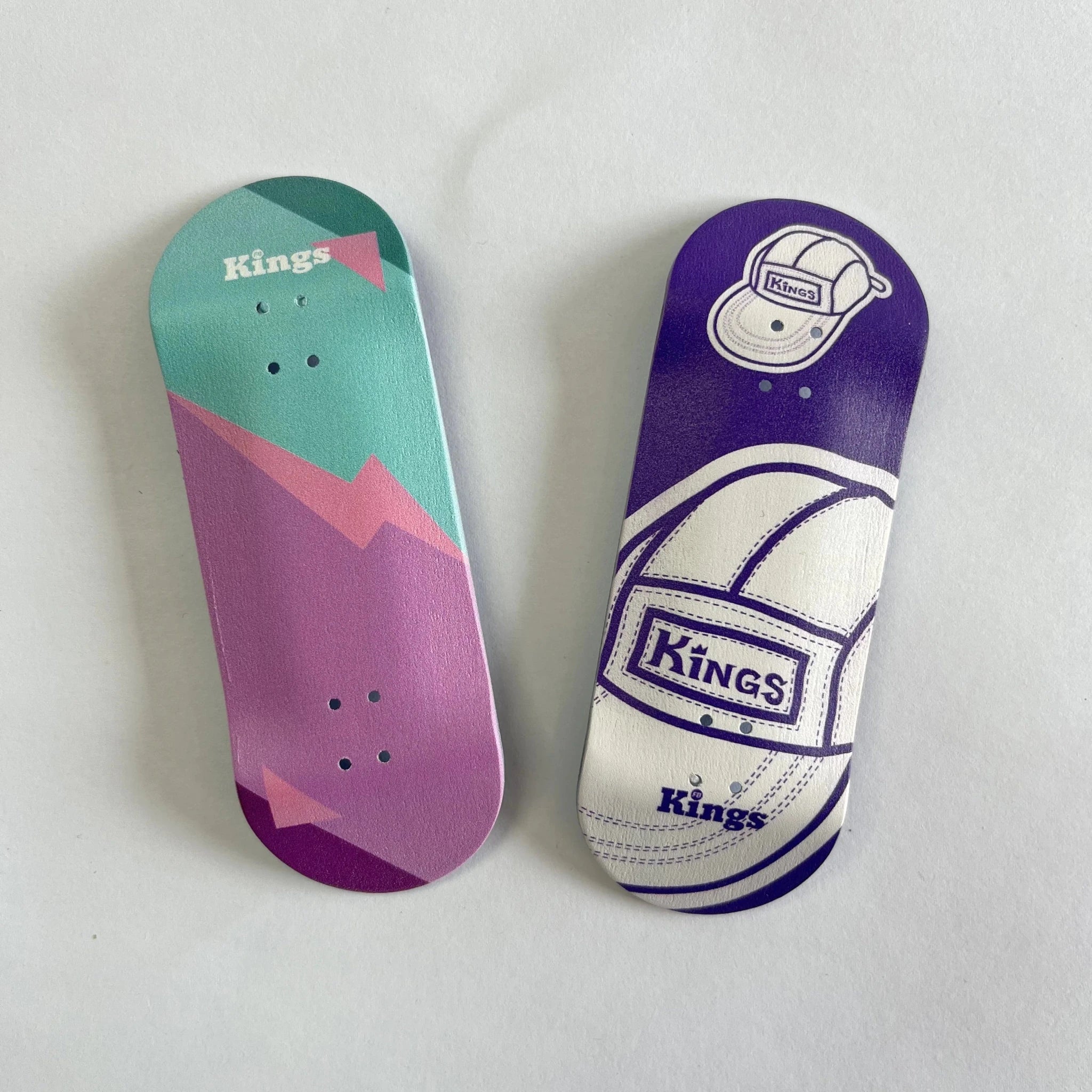 34mm Wooden Fingerboard Deck with New Graphic - Concave Craft