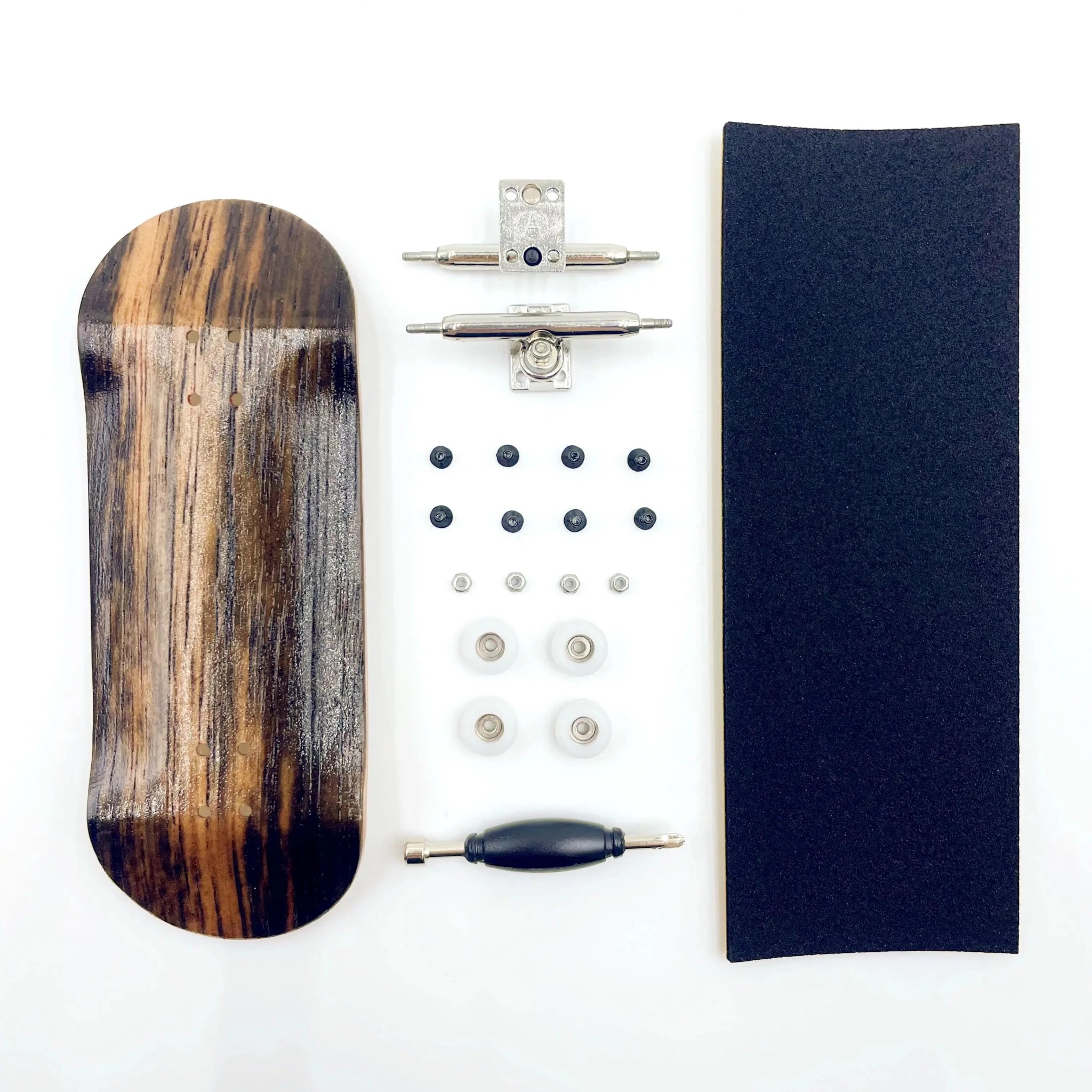 34mm Complete Fingerboard — CNC Wheels & Single Axle Trucks - Concave Craft