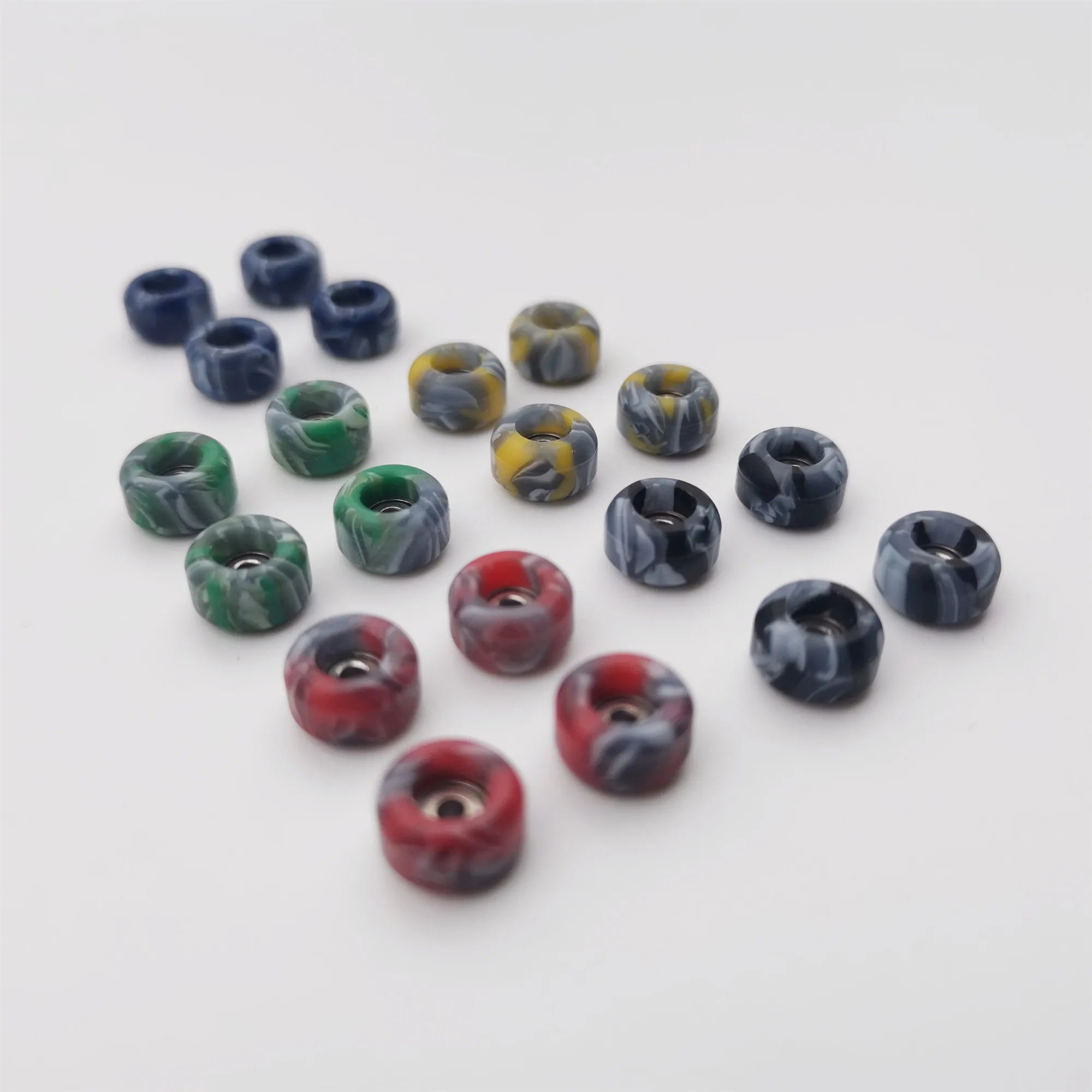 CNC Fingerboard Wheels — Swirl Colour - Concave Craft