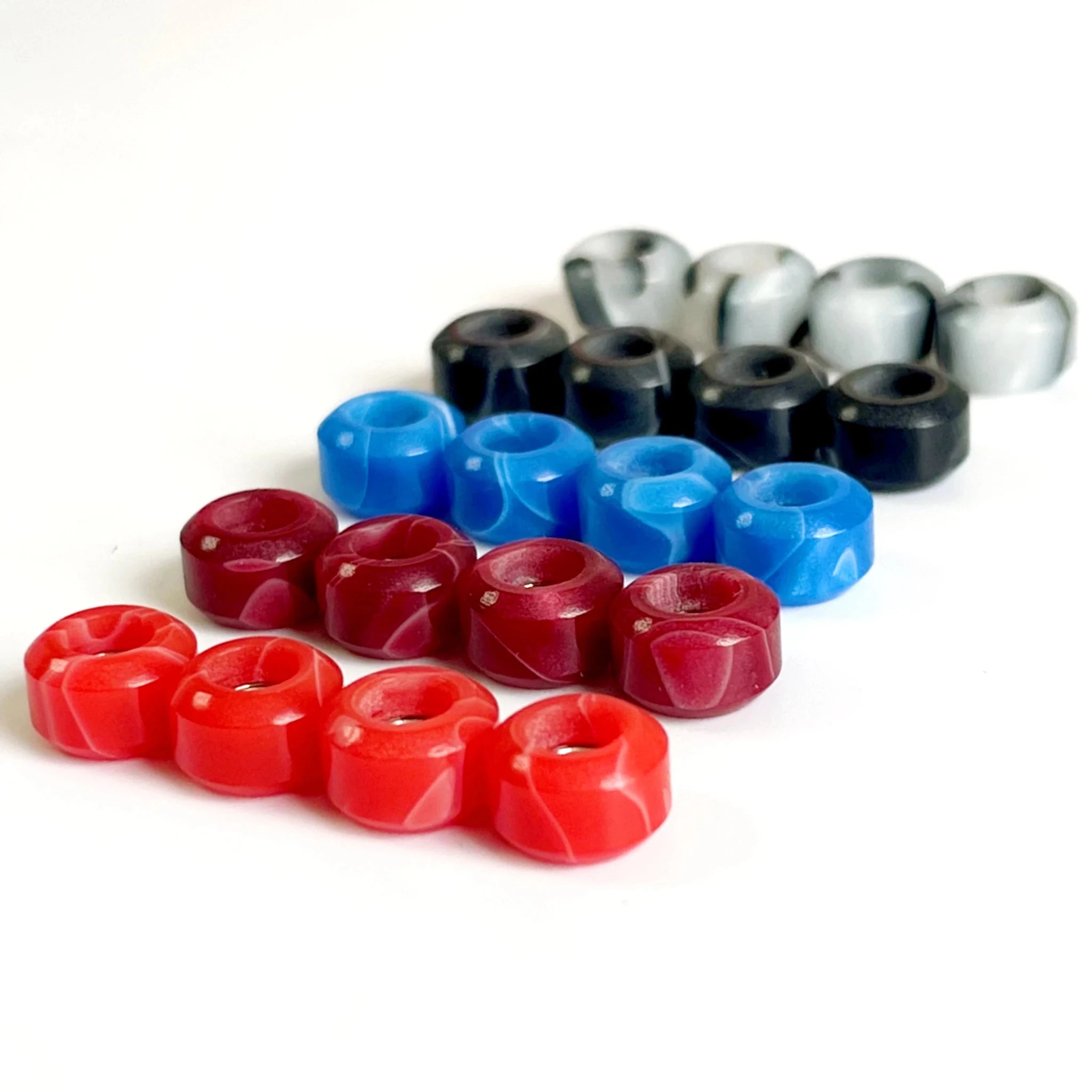 Resin Swirl Fingerboard Wheels — ABEC 7 - Concave Craft