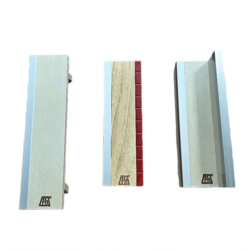 Mini Fingerboard Ramp Set Portable Quarter Pipe & Rail for Tech Deck Practice Desktop Skate Park Obstacles for Fingerboarding - Concave Craft