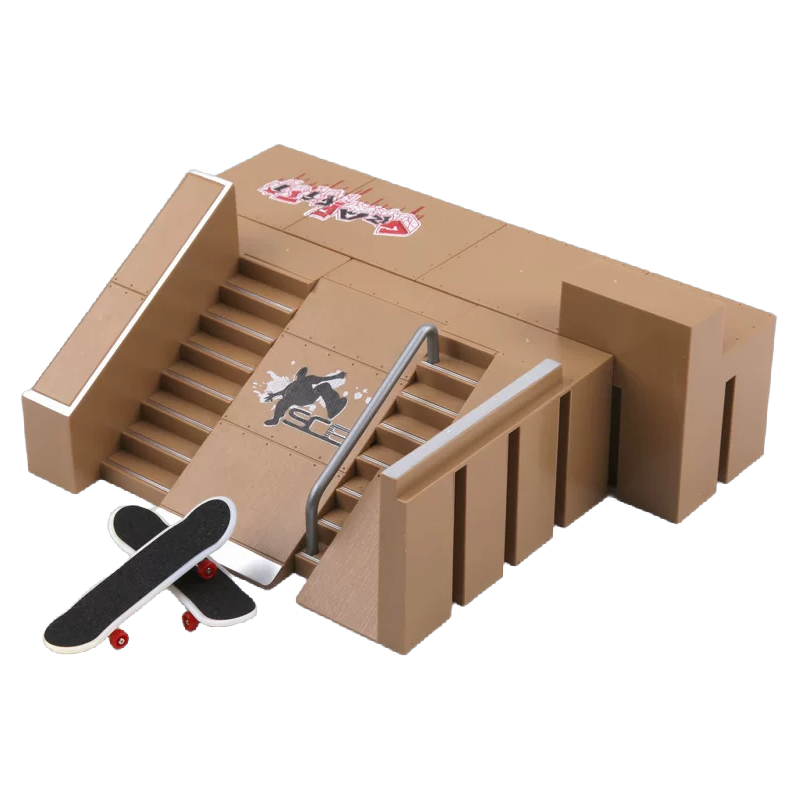 Modular Fingerboard Park Set, Alloy Ramps (2 to 4 Boards) - Fingerboard Lab