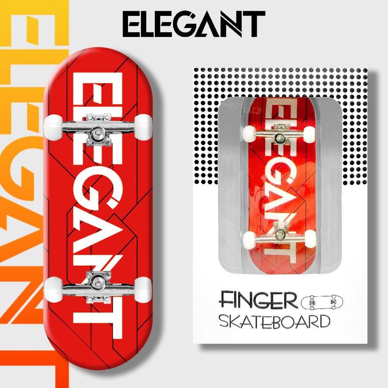 34mm Pro Fingerboard Complete — 5-Ply Maple, Deep Concave — Fingerboard Lab