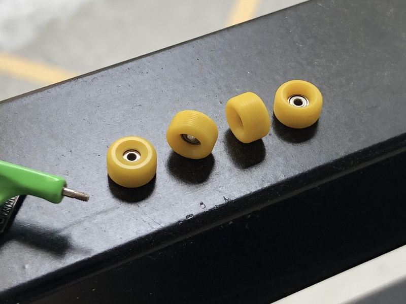 DSG 8mm POM Fingerboard Wheels — High-Speed White — Fingerboard Lab